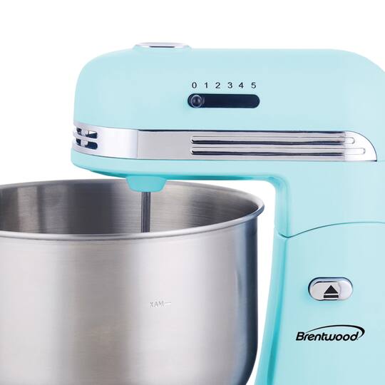 Brentwood 5-Speed Stand Mixer with 3qt. Stainless Steel Mixing Bowl